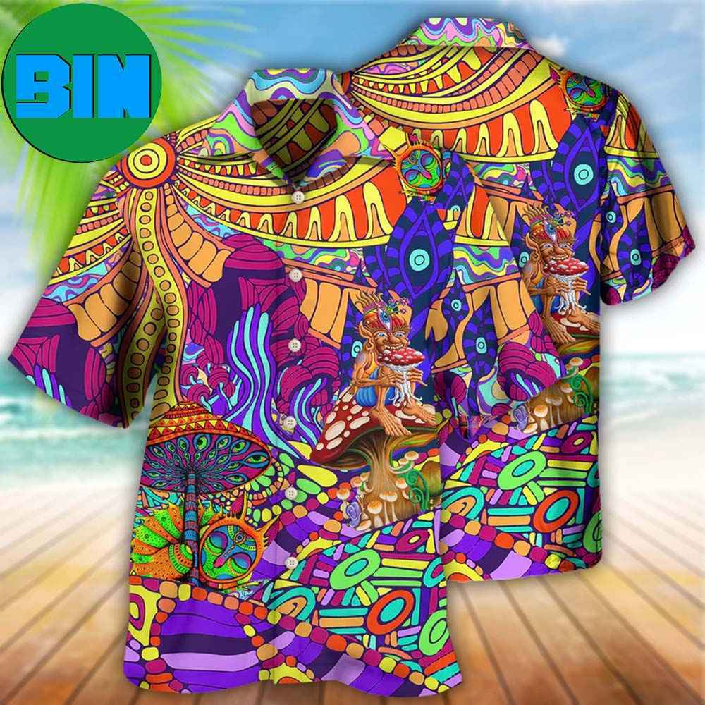 Hippie Colorful Love Life Tropical Hawaiian Shirt