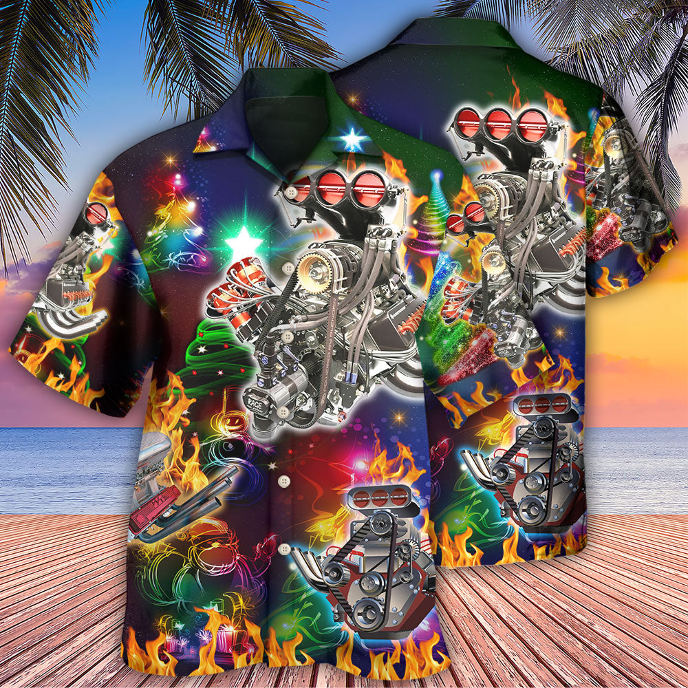 Hot Rod Christmas Tree To Where You Are - Hawaiian Shirt