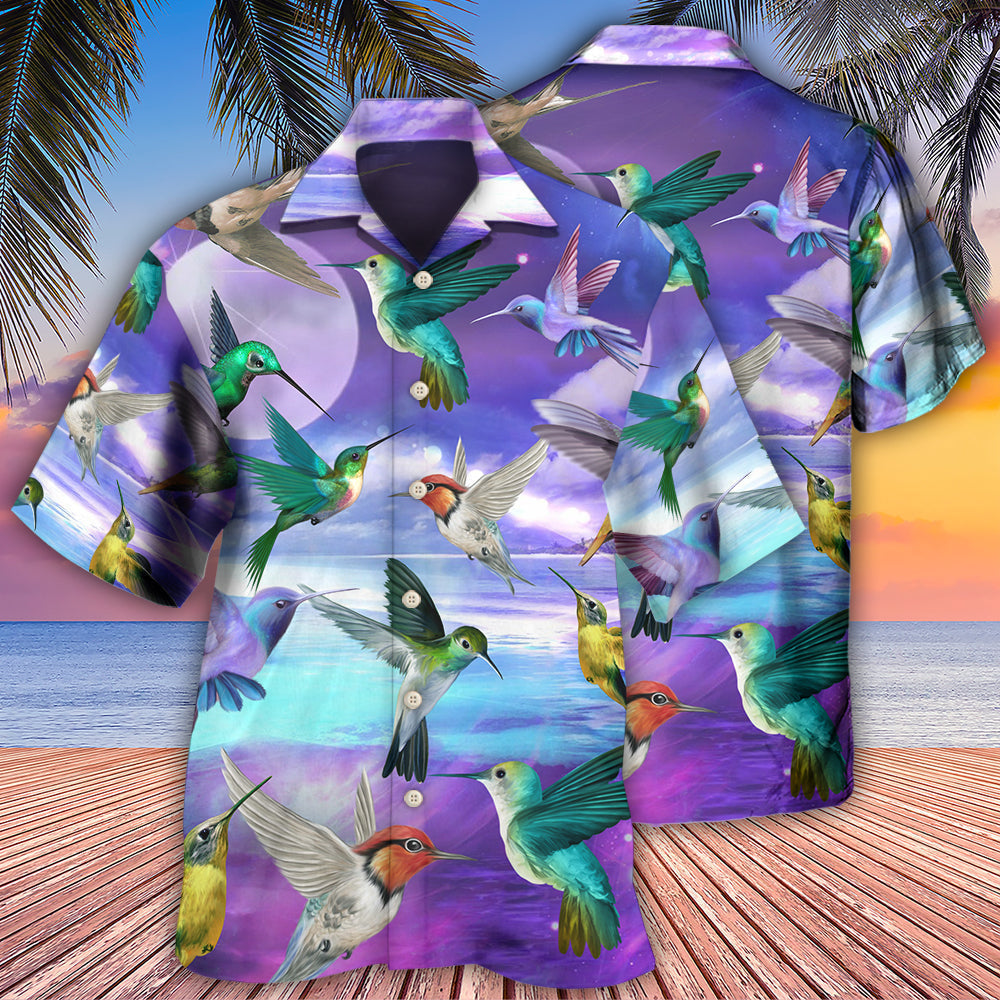 Hummingbird In A Fantasy World - Hawaiian Shirt