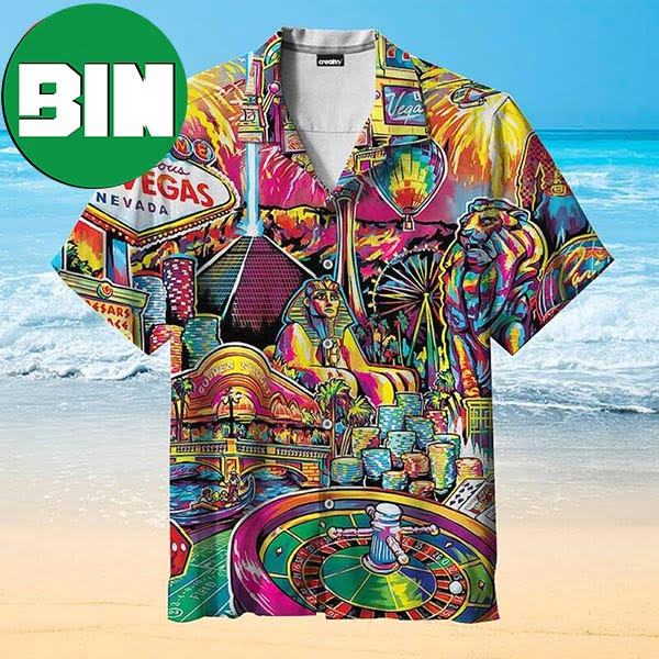 I Love Las Vegas Summer Hawaiian Shirt