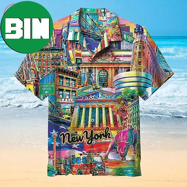 I Love New York Summer Hawaiian Shirt