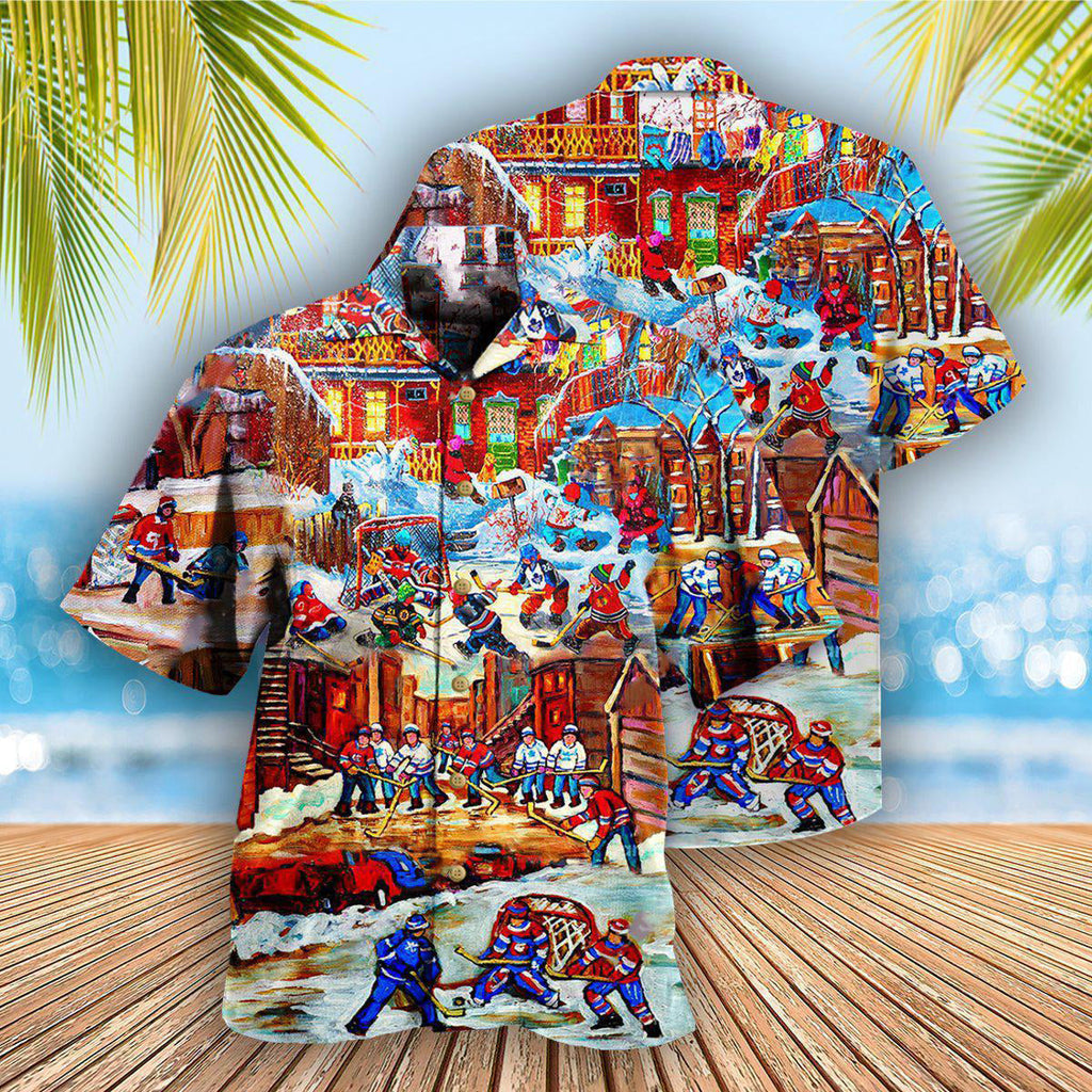 Ice Hockey Is My Life - Hawaiian Shirt