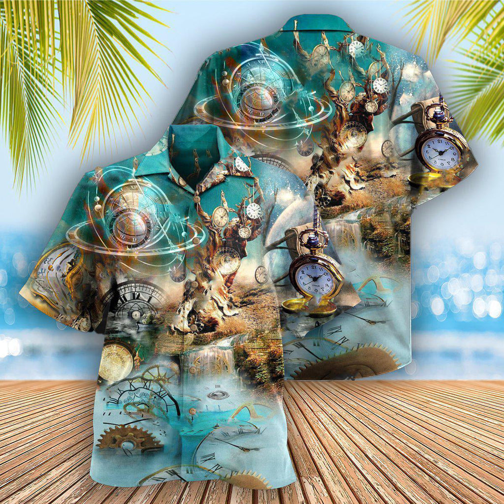 Clock If Not Now When Clock Ring - Hawaiian Shirt