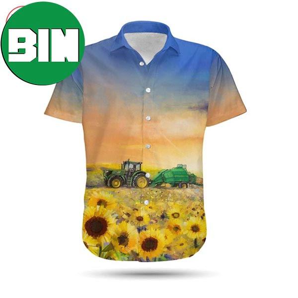 I'm A Farmer Tractor Summer Hawaiian Shirt