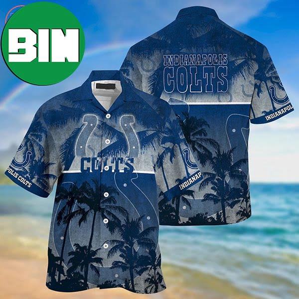Indianapolis Colts Palm Tree Summer Hawaiian Shirt