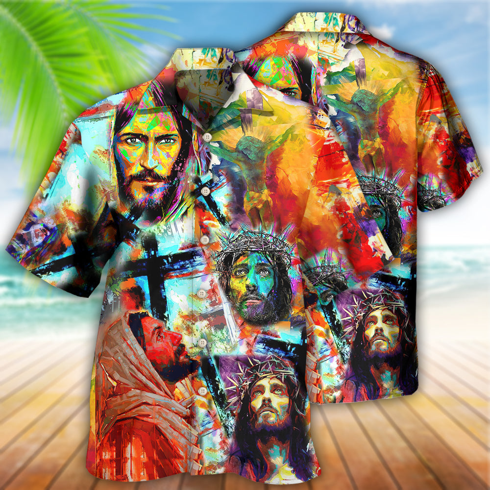 Jesus Lion I Found My Peace Jesus- Hawaiian Shirt
