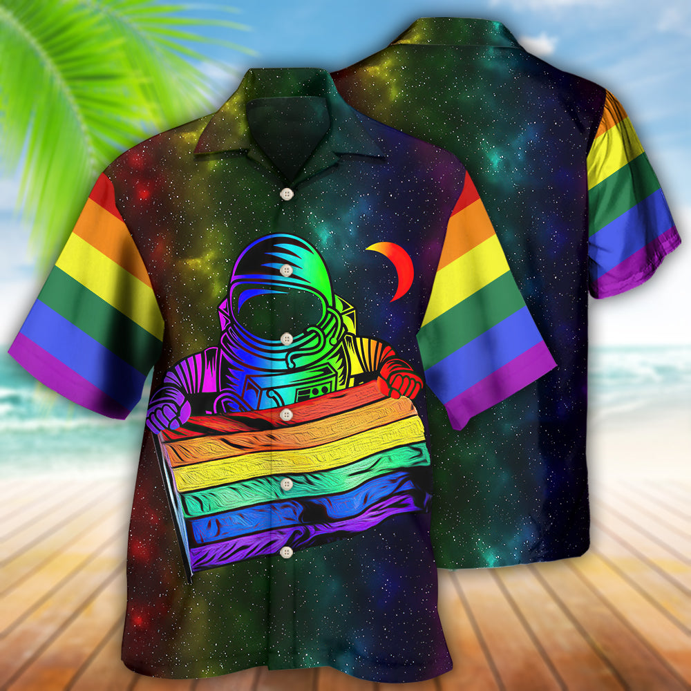LGBT Pride Astronaut Style - Hawaiian Shirt