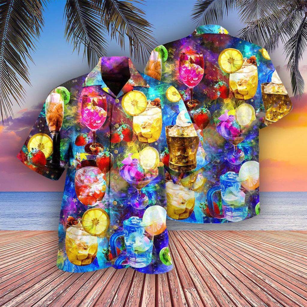 Cocktail Life Is A Crazy Mixture Of Cocktail - Hawaiian Shirt