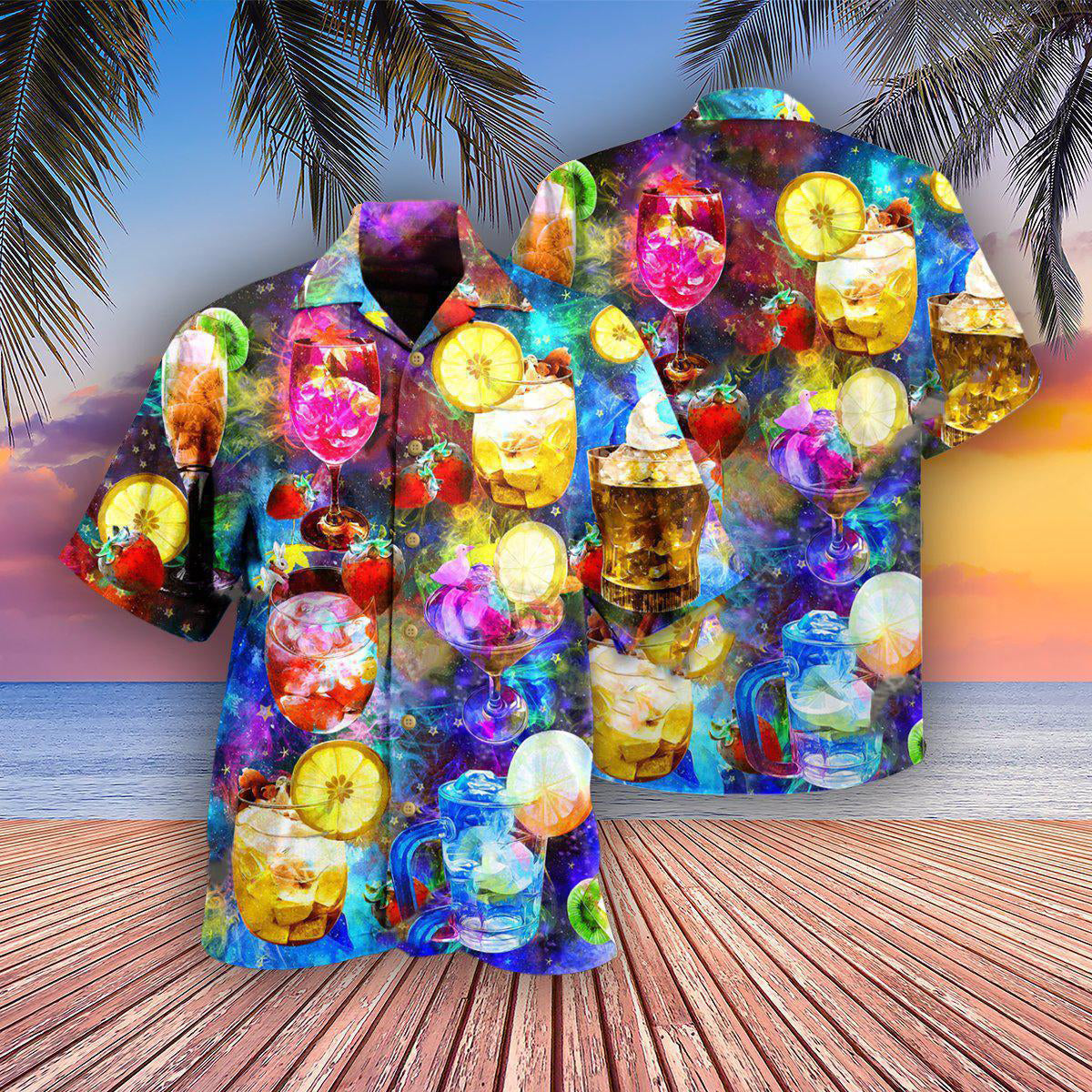 Cocktail Life Is A Crazy Mixture Of Cocktail - Hawaiian Shirt