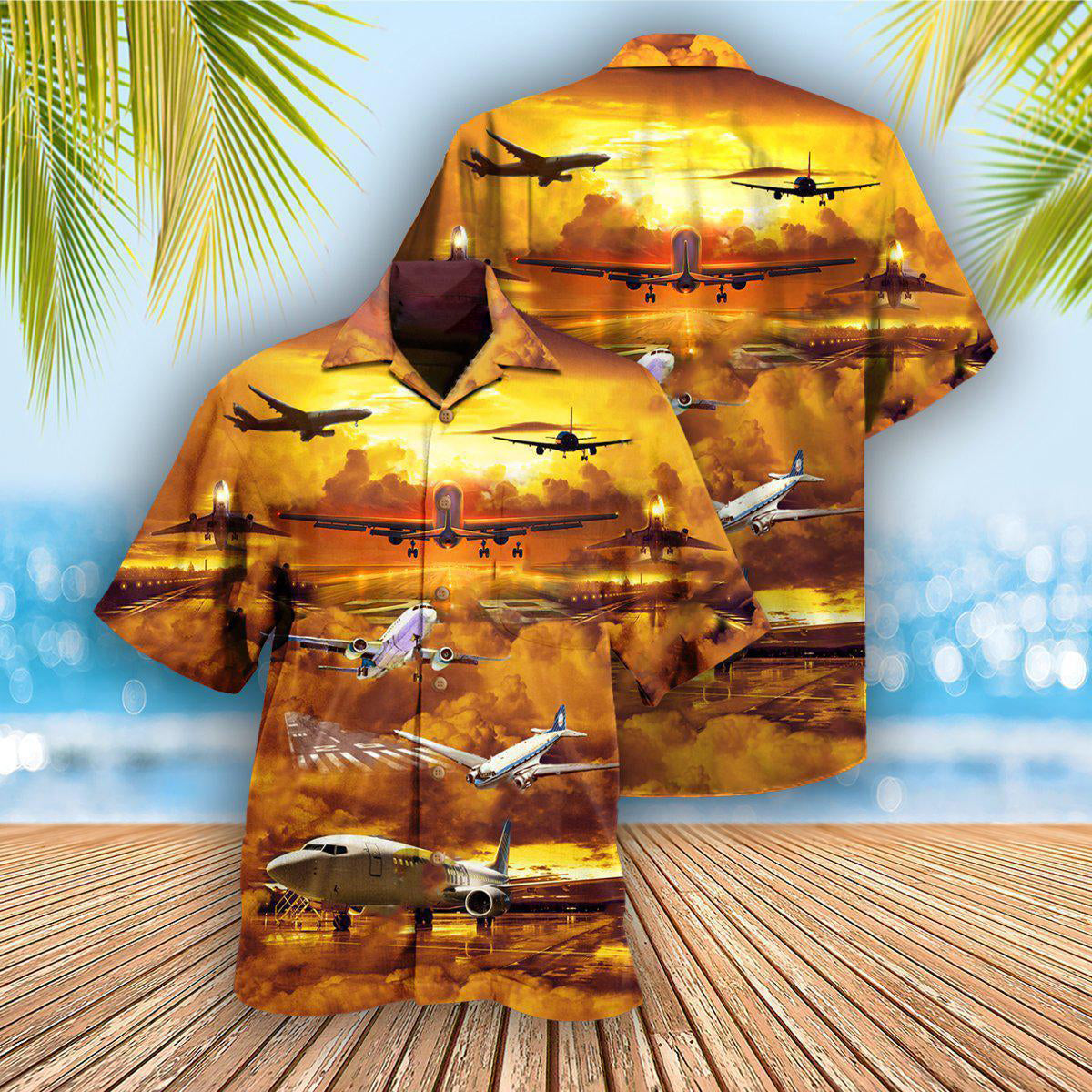 Airplane Fly Life Is A Journey Enjoy The Flight Airplane - Hawaiian Shirt