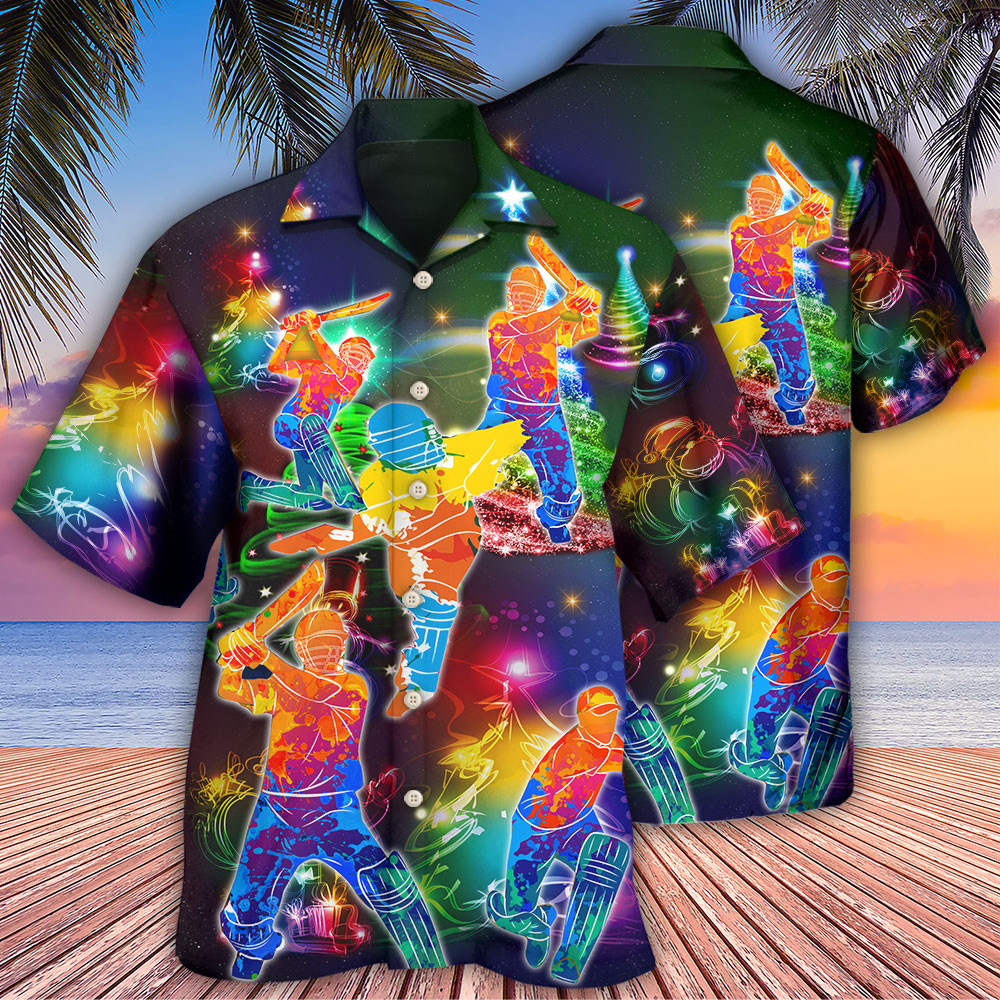 Christmas Life Is Better With Cricket Merry Christmas Blink Blink - Hawaiian Shirt