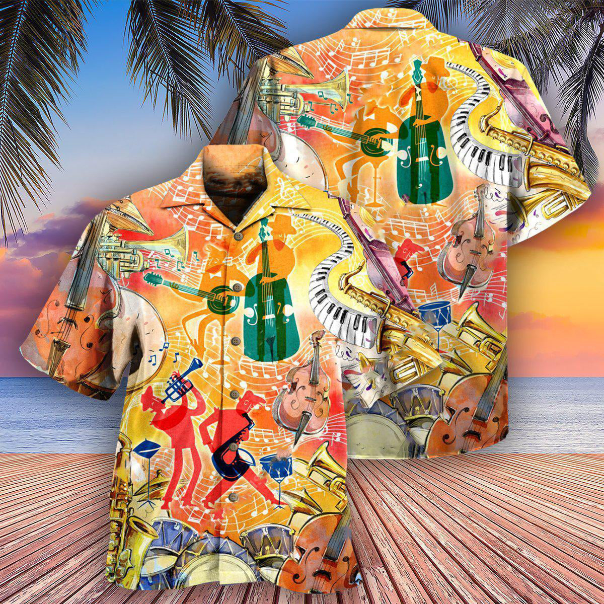Jazz Music Life Is Good Jazz Makes It Better - Hawaiian Shirt