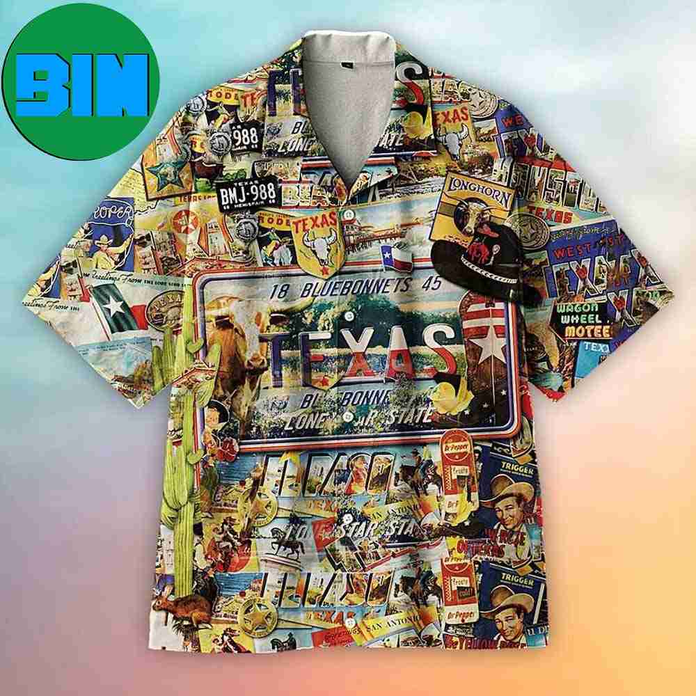 Lone Star State Summer Hawaiian Shirt