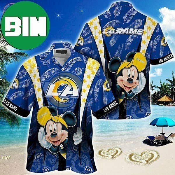 Los Angeles Rams Mickey Mouse Summer Hawaiian Shirt
