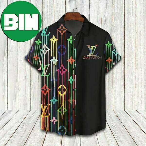 Louis Vuiiton Colorful Luxury Summer Hawaiian Shirt
