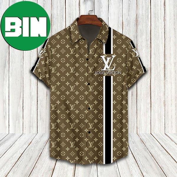 Louis Vuitton 2022 Brown Flip Flops Hawaiian Shirt