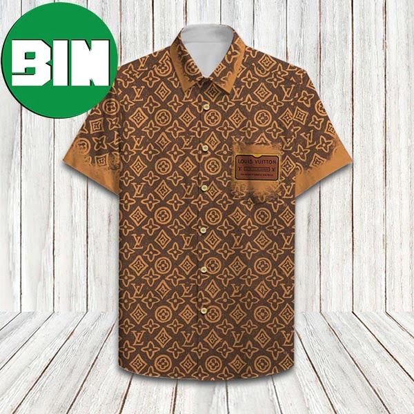 Louis Vuitton 2023 Brown Summer Hawaiian Shirt