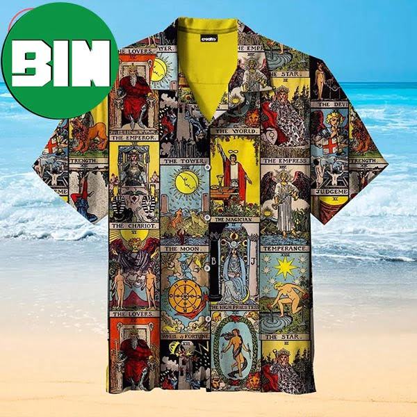 Magical Tarot Summer Hawaiian Shirt