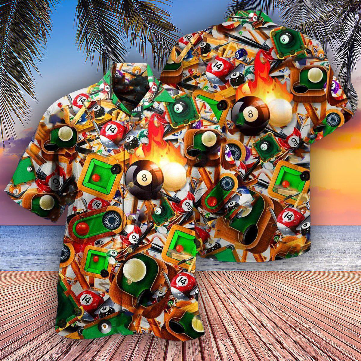 Billiard Make Your Own Luck - Hawaiian Shirt