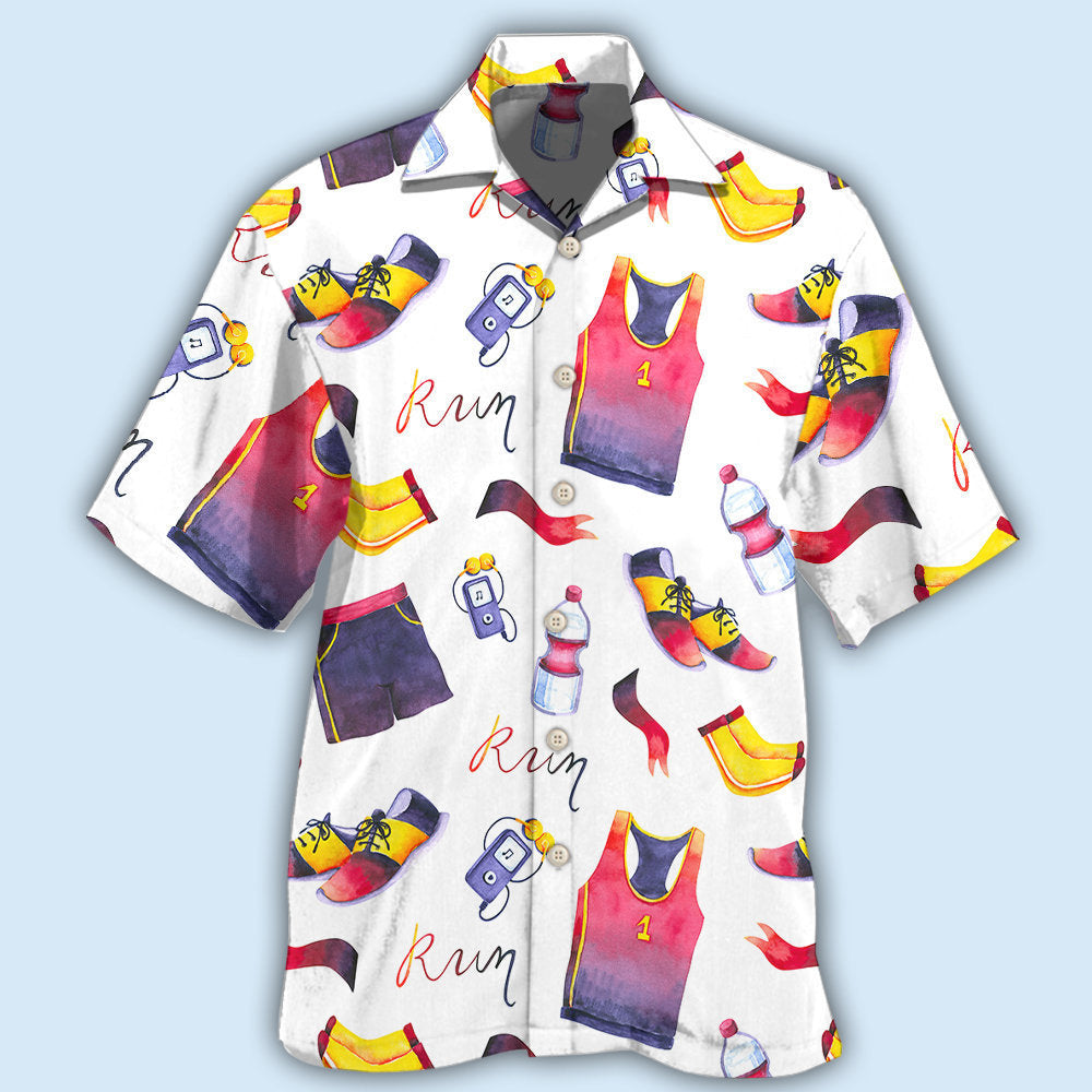 Marathon Run Amazing Clothing - Hawaiian Shirt