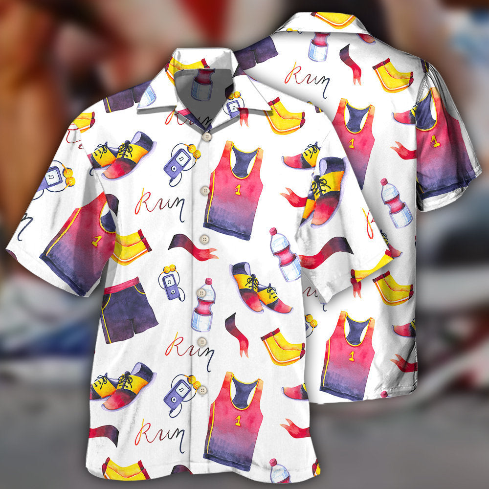 Marathon Run Amazing Clothing - Hawaiian Shirt