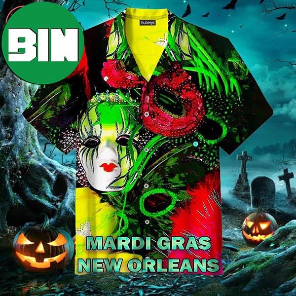 Mardi Gras New Orleans Summer Hawaiian Shirt
