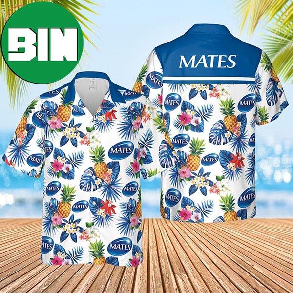 Mates Condoms Tropical Summer Hawaiian Shirt