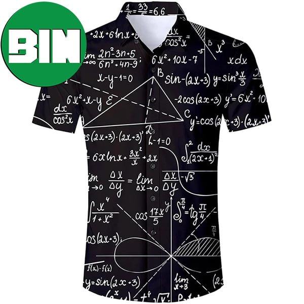 Math Funny Summer Hawaiian Shirt