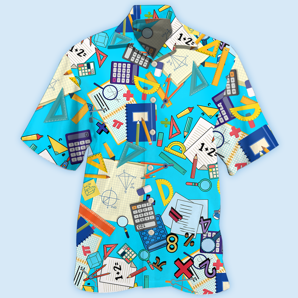 Math I Love Math It Makes People Smart - Hawaiian Shirt