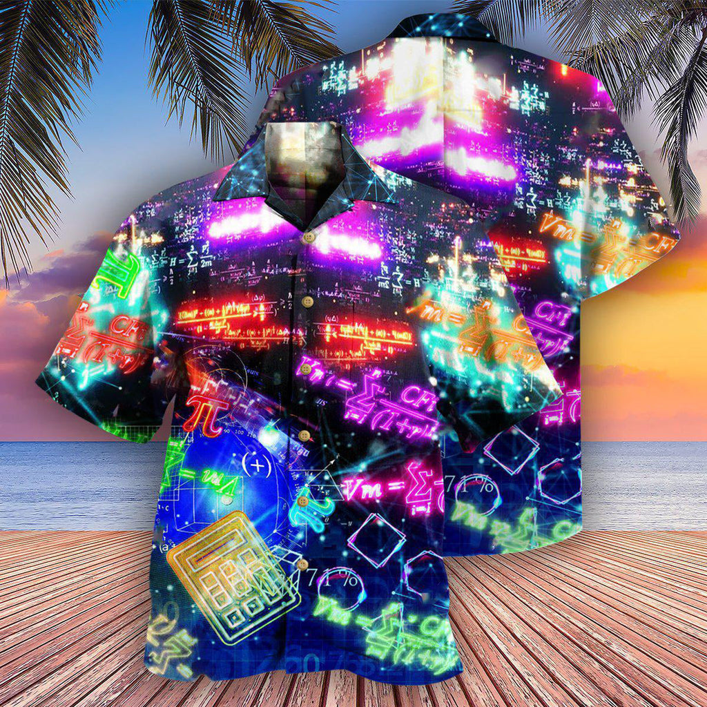 Math Makes Life Better and More Intetresting - Hawaiian Shirt