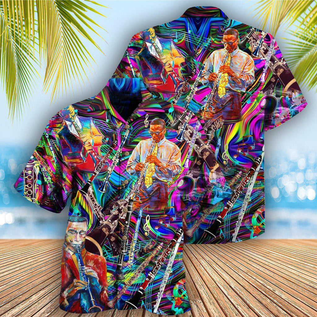 Flute Music Melodies In Your Breathe - Hawaiian Shirt