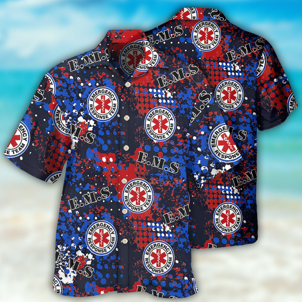 Police Military Fire And Nurses - Hawaiian Shirt