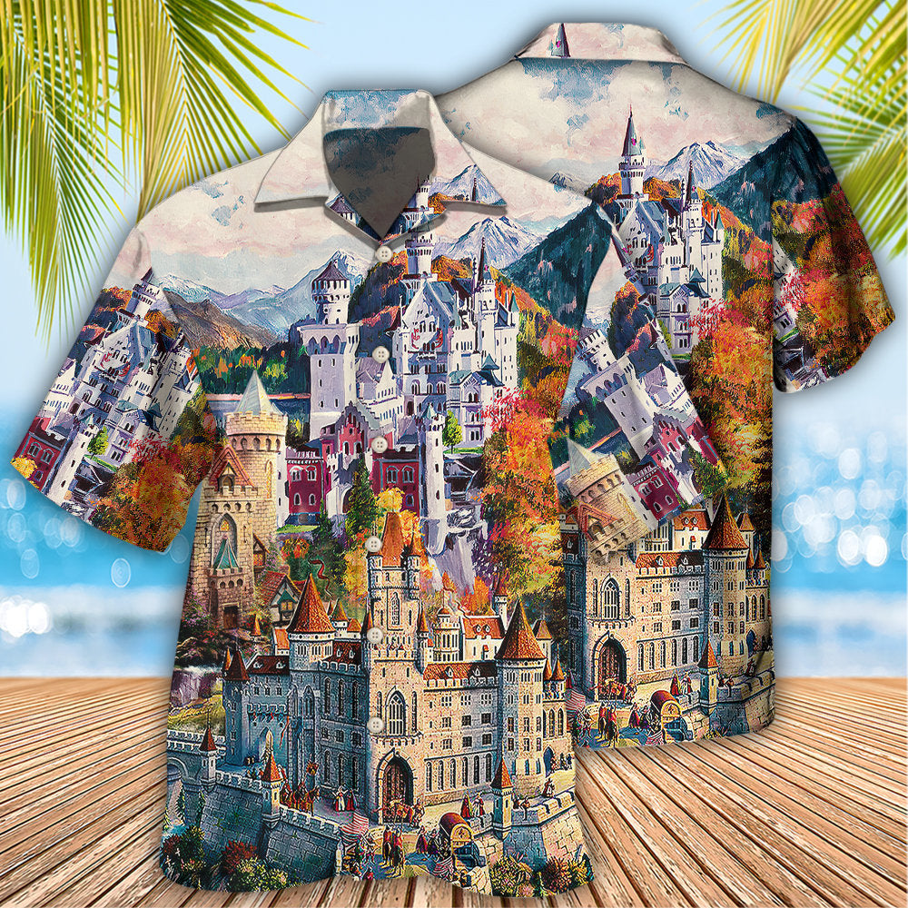 Castle Old Memmories Castles - Hawaiian Shirt