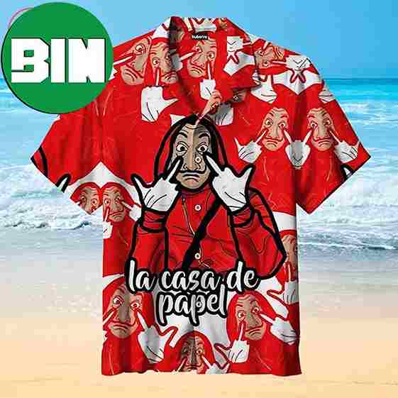 Money Heist Summer Hawaiian Shirt