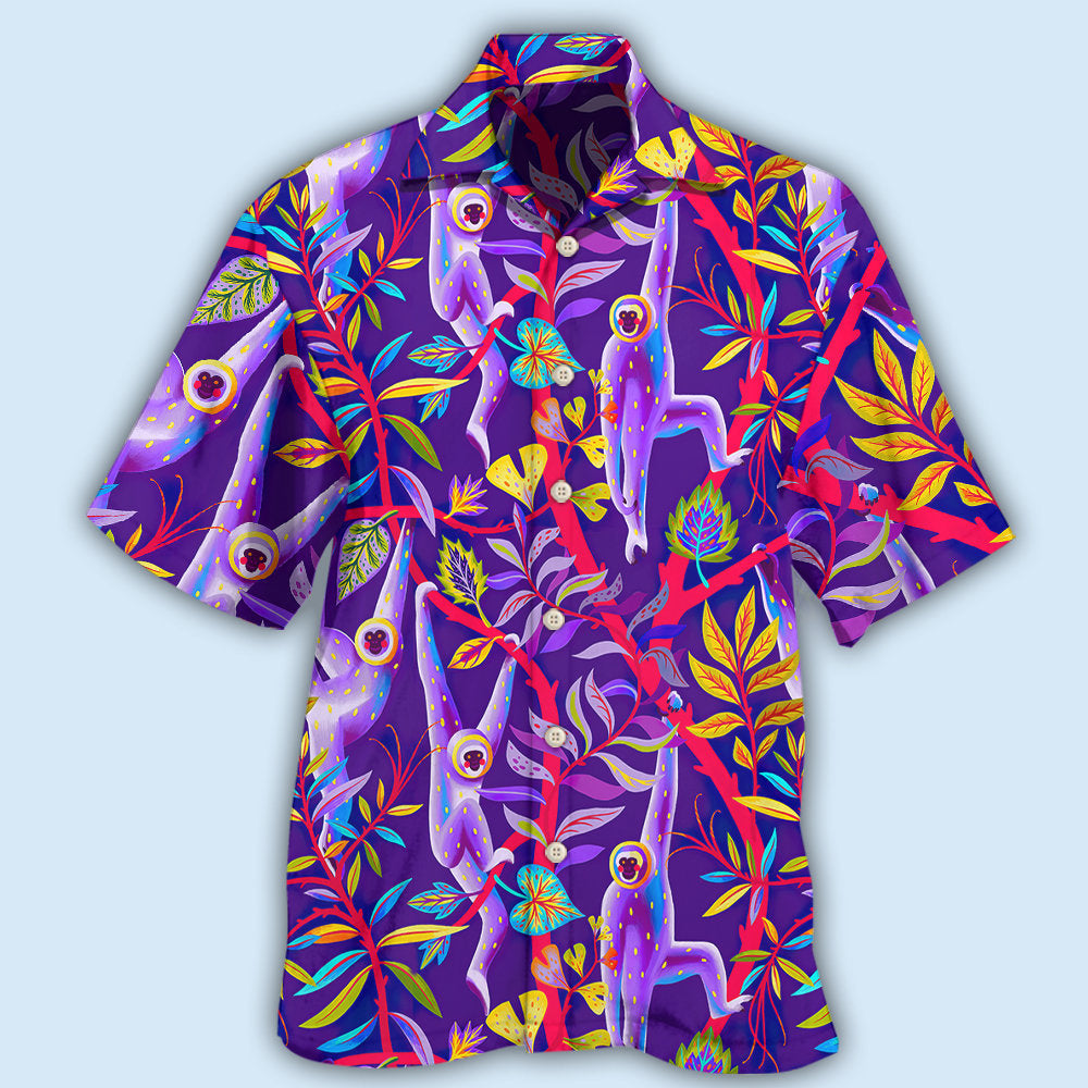 Monkey Colorful Monkey - Hawaiian Shirt