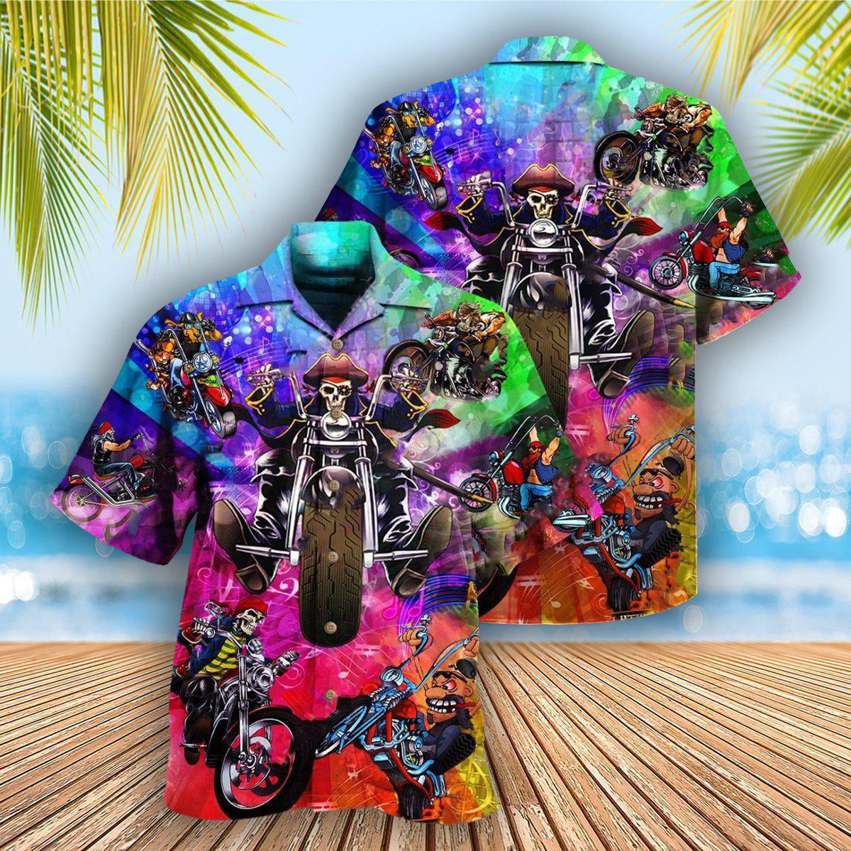 Motorcycle It's Never Late To Take A Ride - Hawaiian Shirt