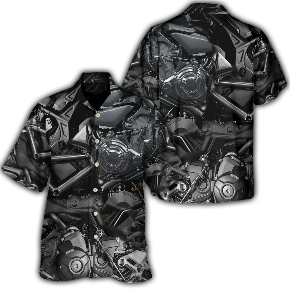 Motorcycle Live To Ride Luxury - Hawaiian Shirt