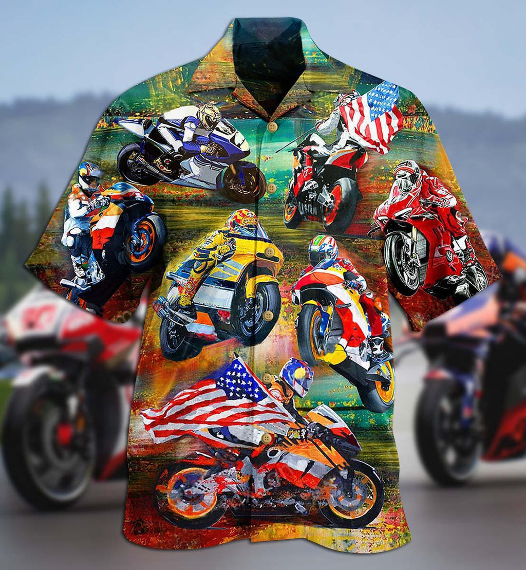 Motorsport Racing America - Hawaiian Shirt