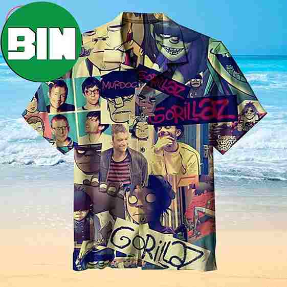 Murdoc Gorillaz Summer Hawaiian Shirt