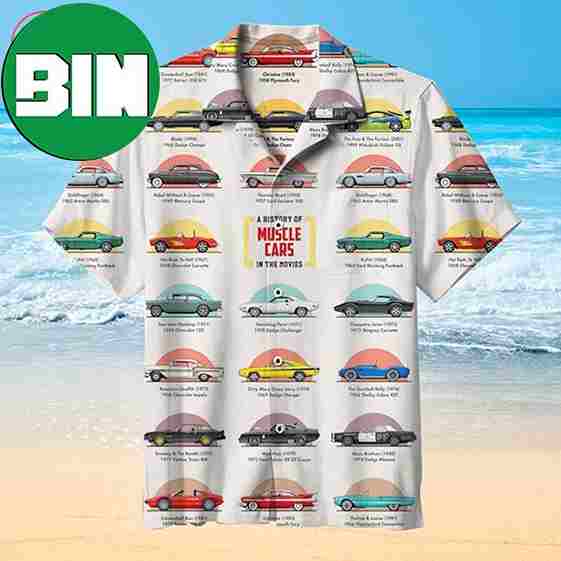 Muscle Cars American Summer Hawaiian Shirt