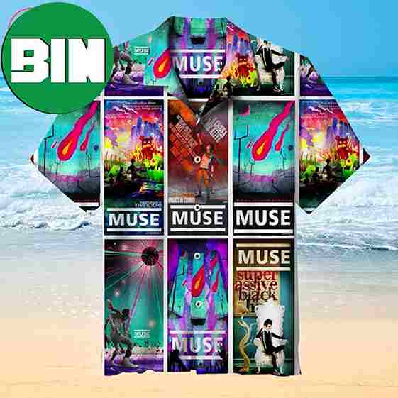 Muse Band Summer Poster Hawaiian Shirt
