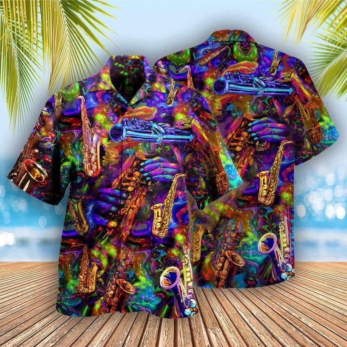 Saxophone Music Im Saxy And I Know It Saxophonist - Hawaiian Shirt