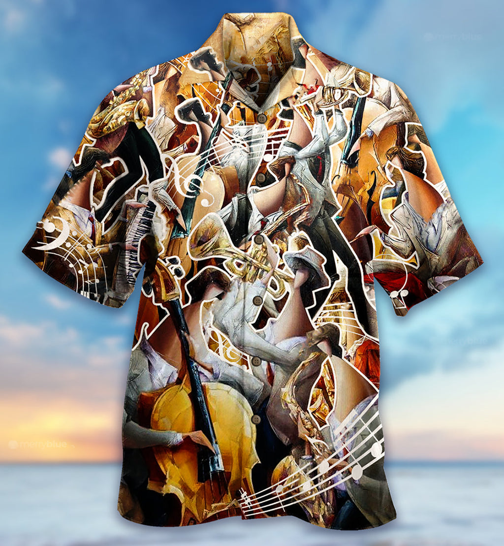 Music Love And Live - Hawaiian Shirt