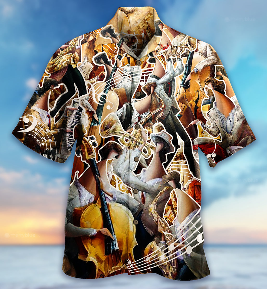 Music Love And Live - Hawaiian Shirt