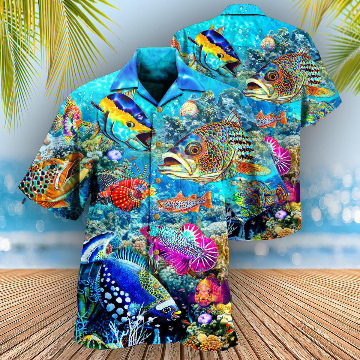 Ocean The Treasure Under The Waves - Hawaiian Shirt
