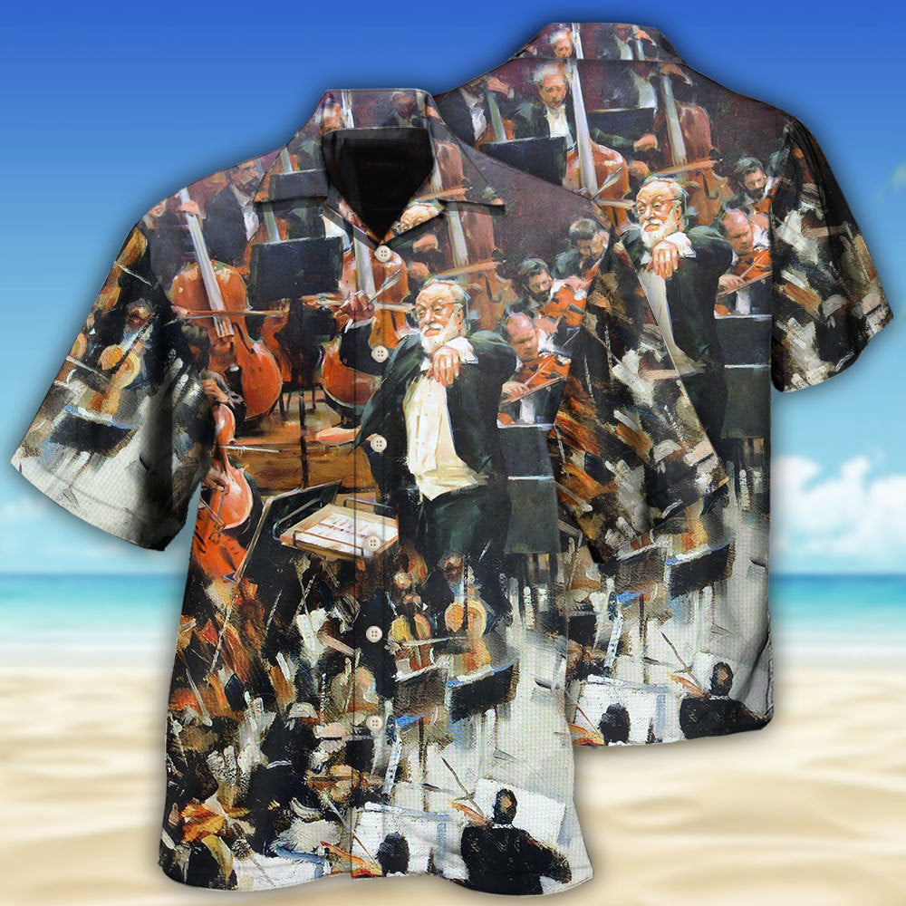 Orchestra So Excited Music Lover - Hawaiian Shirt