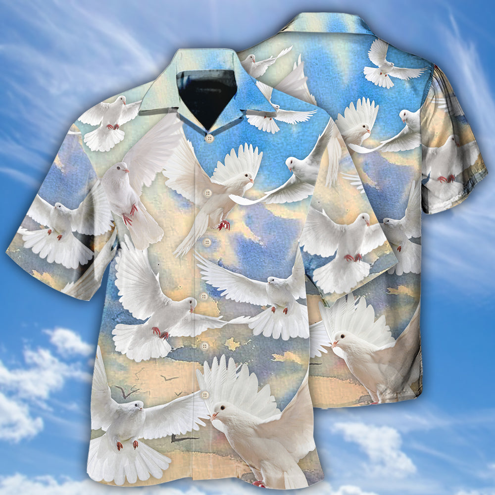 Dove Blue Sky - Hawaiian Shirt