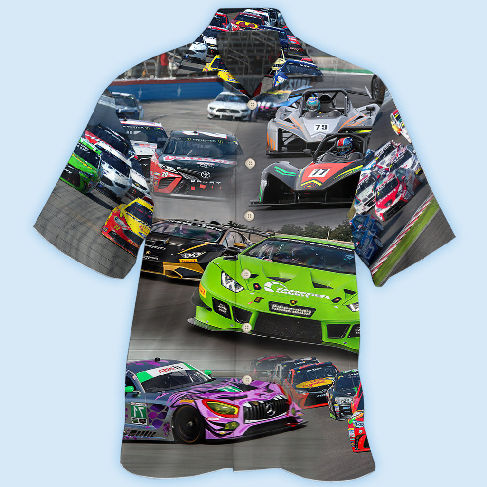 Car Racing Real - Hawaiian Shirt