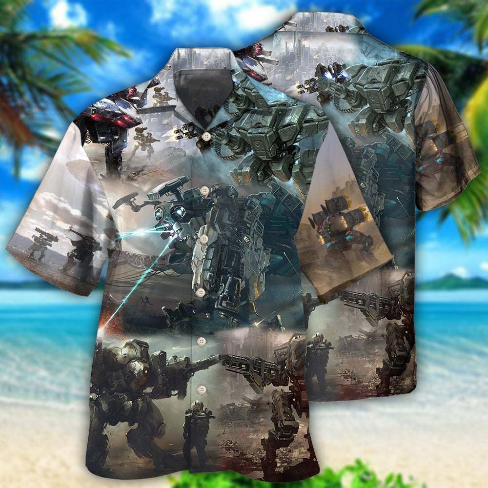 Robot Cool In World - Hawaiian Shirt