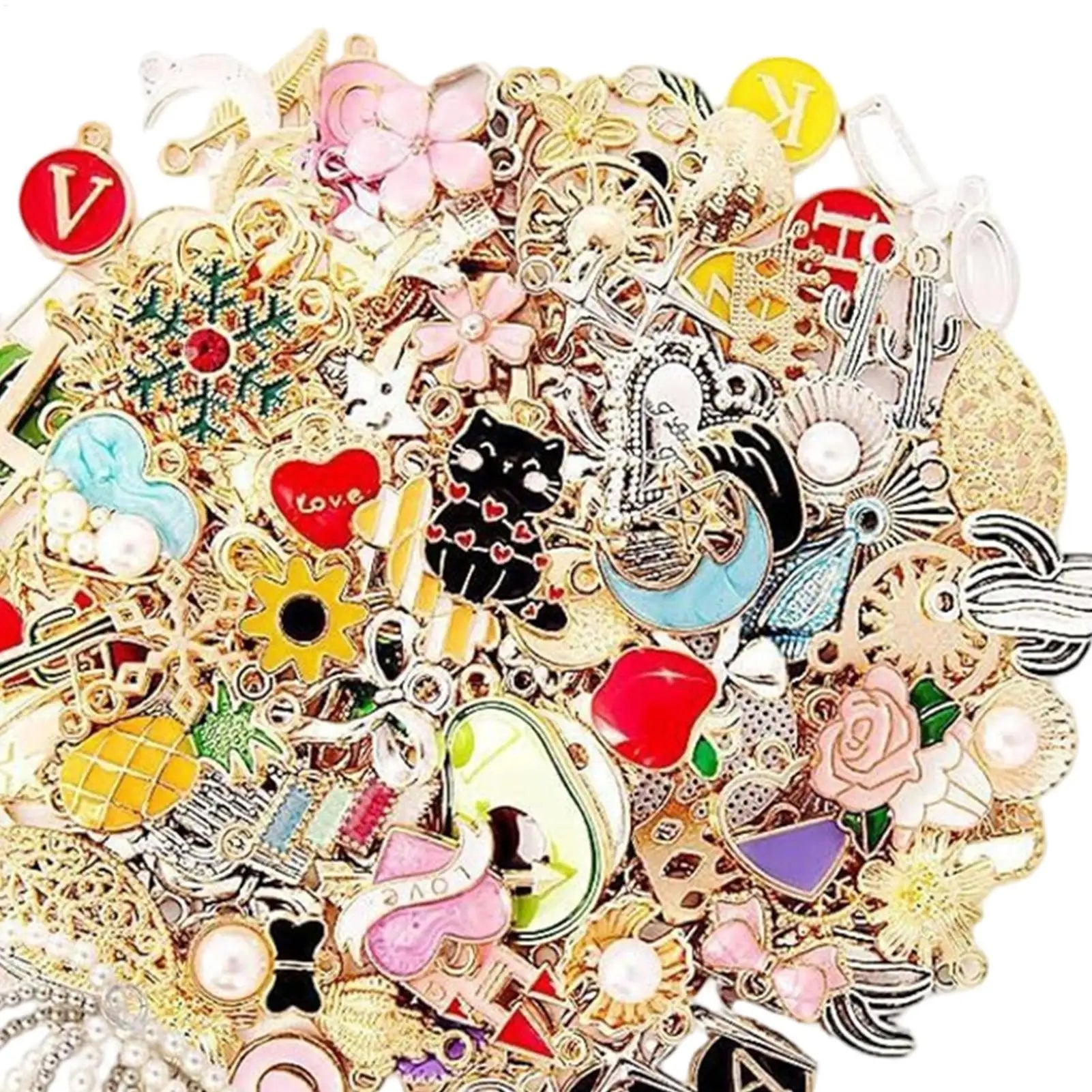 325-Piece DIY Bag Charm Making Kit Complete Jewelry Craft Set Creative Gift for Keychains & Access, Teens, Adults, Art Therapy